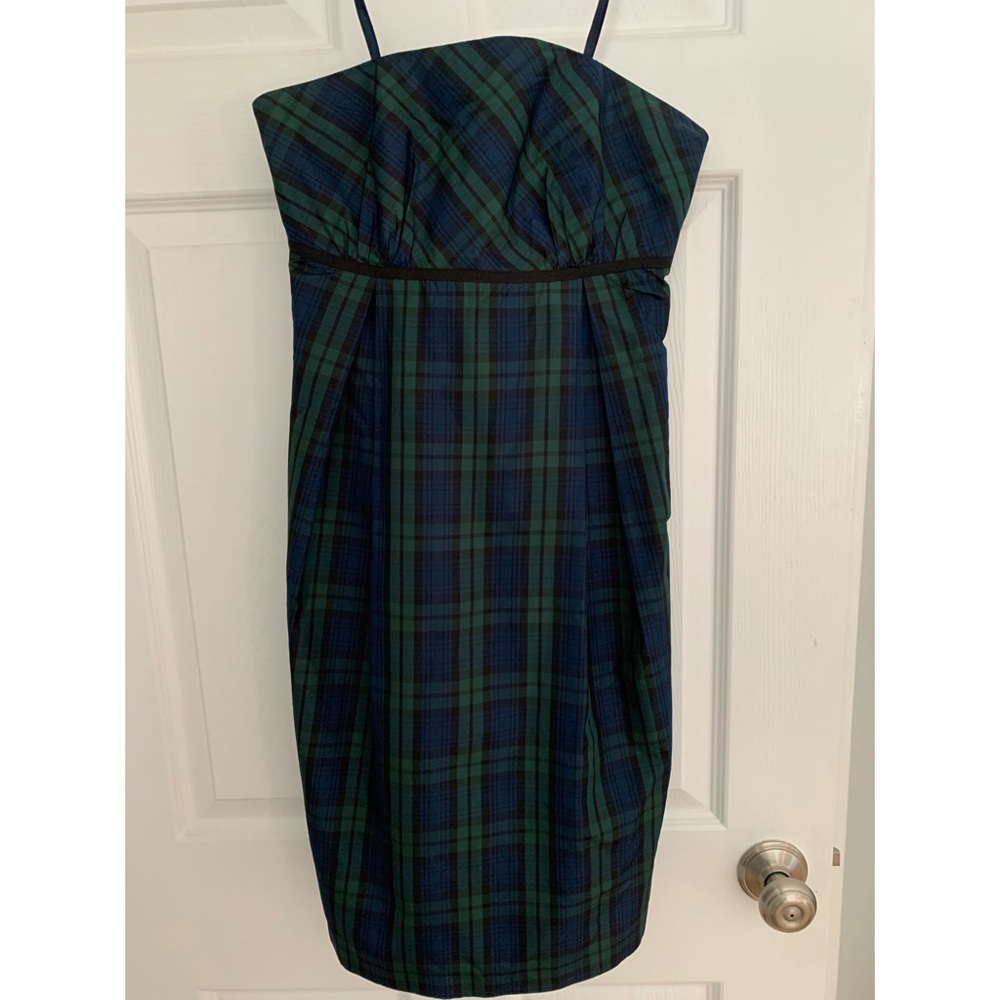 Strapless Vineyard Vines Silk Dress- Size 2